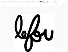 Tablet Screenshot of lefounyc.com